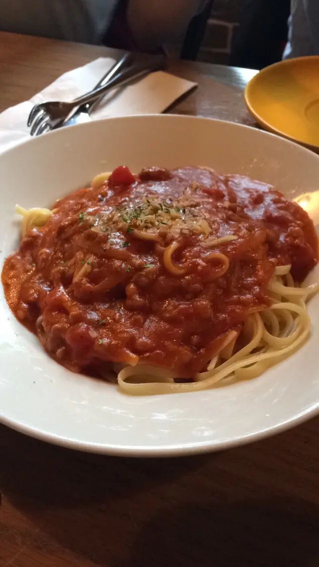 Meat  sauce  spaghetti  