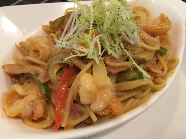 海龍皇汁燴大蝦意大利粉
