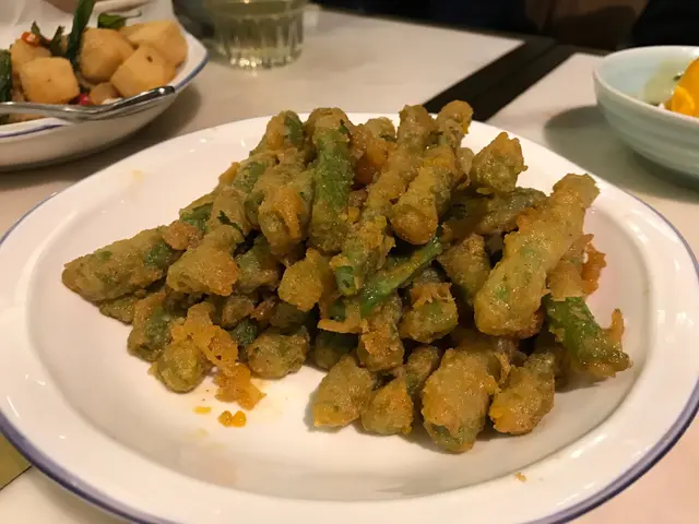 鹹蛋黃炒四季豆