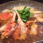 火鍋湯底清甜，完全不會搶了蟹肉的鮮味。蟹嘅份一樣多，又係啖啖肉，十分滋味！！