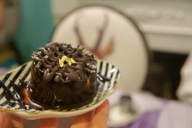 朱古力黑糖蘋果肉軟心慕絲蛋糕