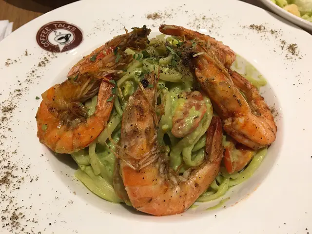 牛油果大蝦意粉