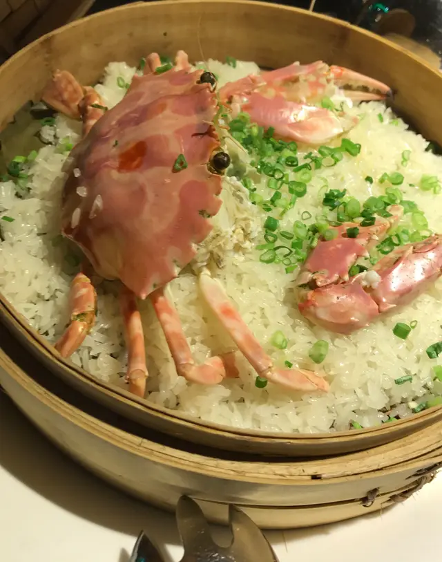 蒸蟹飯