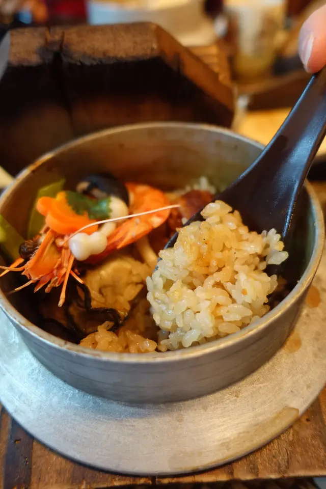 飯粒吸收所有配料精華！