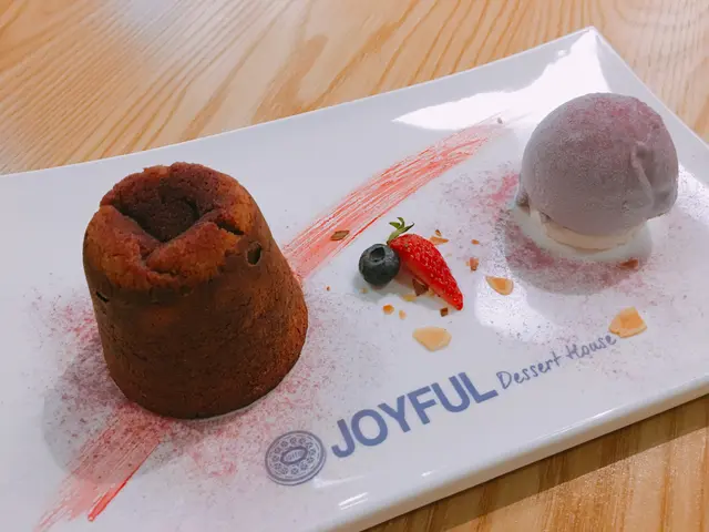 紫薯心太軟伴雪糕