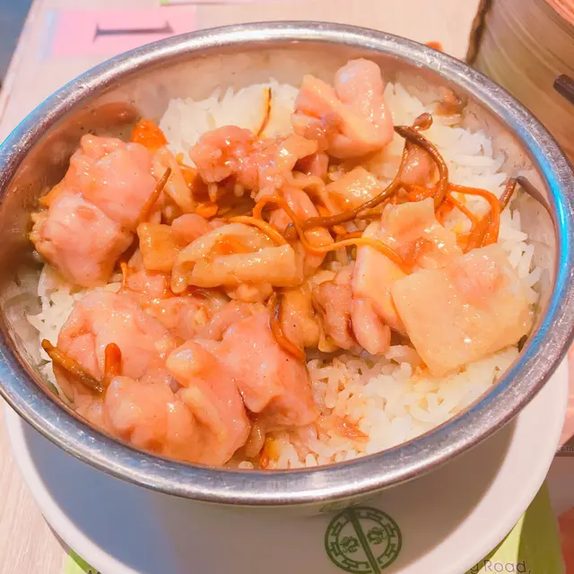 蟲草蒸雞飯