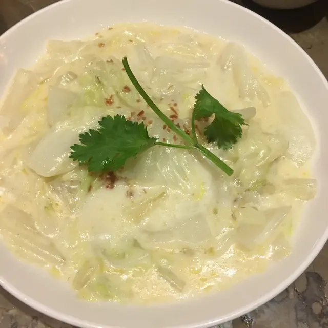 奶油津白