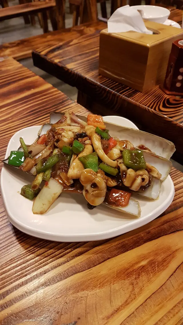 香辣魚仔炒蟶子