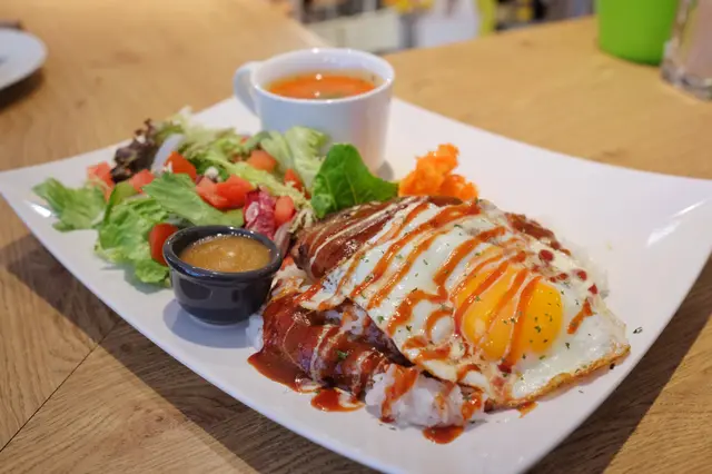 和牛漢堡飯Loco moco