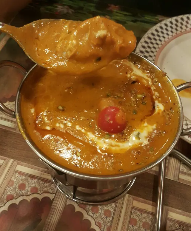 白腰果汁咖喱雞