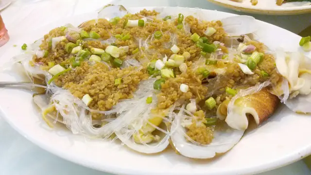 蒜蓉粉絲蒸蚌仔