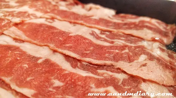 澳洲M6和牛盛合 - 牛下腹腩肉