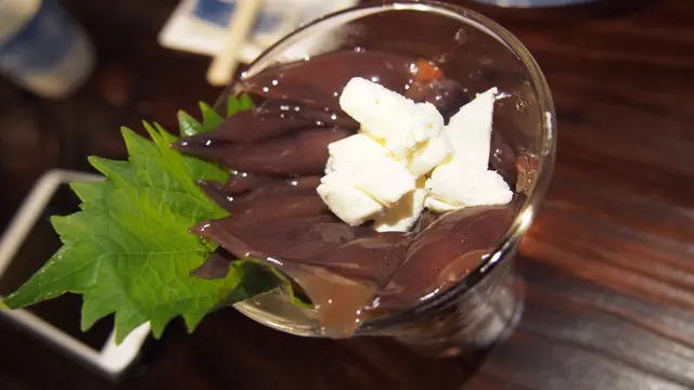 螢光魷魚沖漬伴芝士