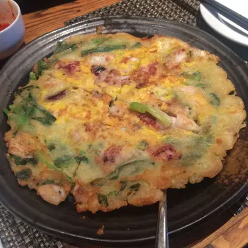 韩风海鲜香葱煎饼