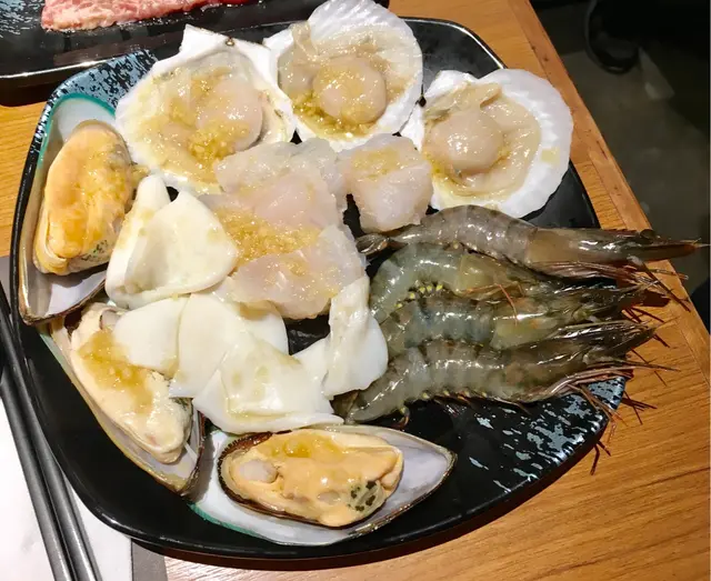 烤什錦海鮮拼盤