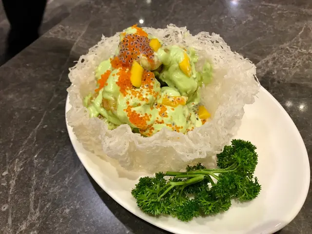 青芥末蝦球