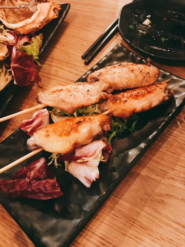 鹽燒發花雕醉雞翼