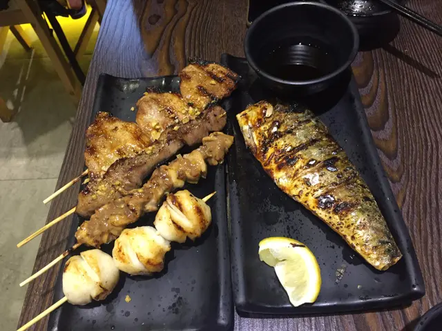 第一輪串燒+燒鯖魚