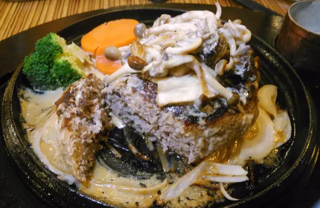 松露忌廉雜菌漢堡