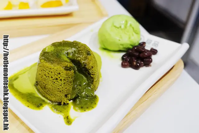 抹茶心太軟配雪糕