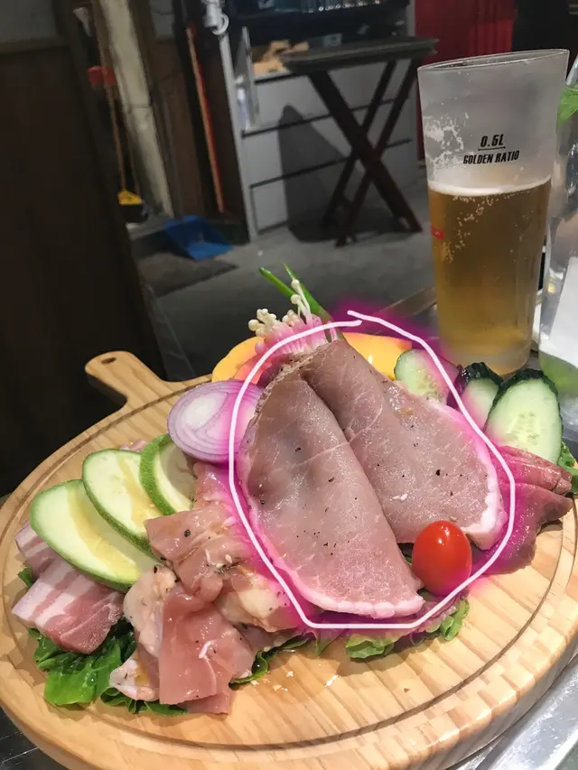 圖中圈住這塊肉(鞋烚烚)到不得了