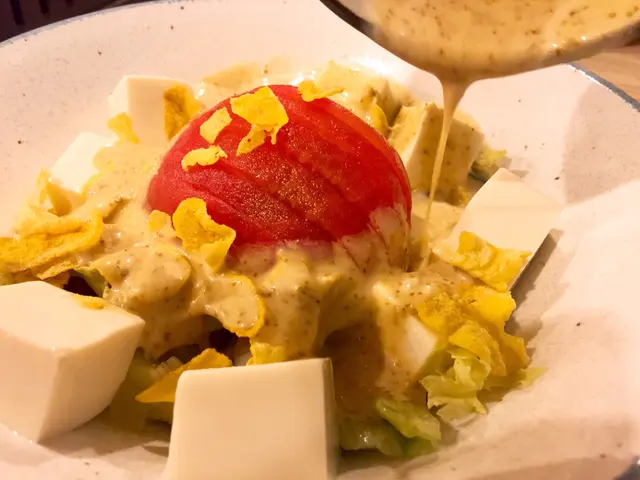 麻醬蕃茄豆腐沙律