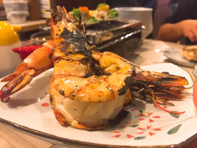 大蝦鬼殼磯燒