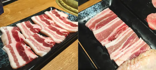 五花腩、黑毛豬腩(特別推介menu)