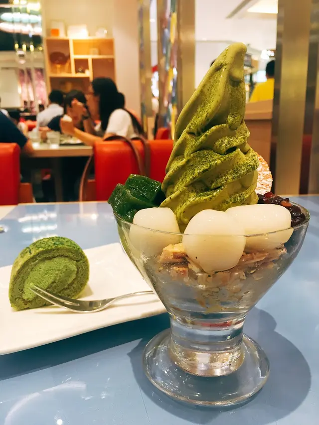 抹茶軟雪糕芭菲
