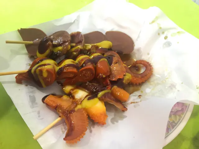 生腸、魷魚、火雞腎