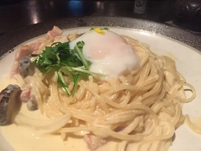 煙肉忌廉意大利粉