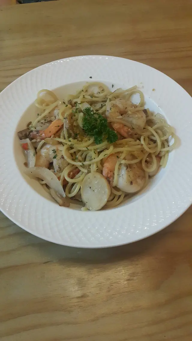 意粉煙韌,大蝦新鮮