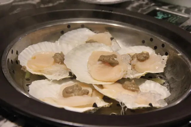 黑松露蒸元貝