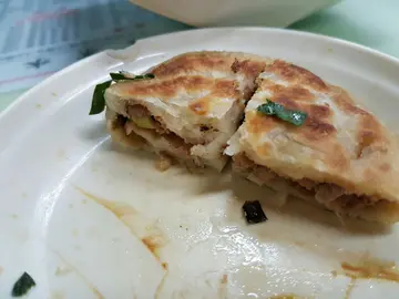 羊肉大蔥餡餅