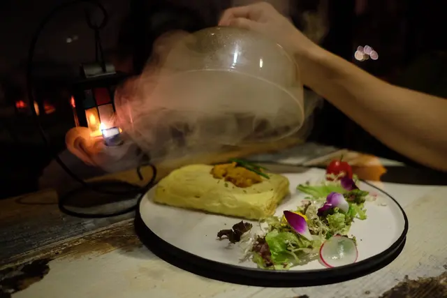 煙燻海膽玉子燒