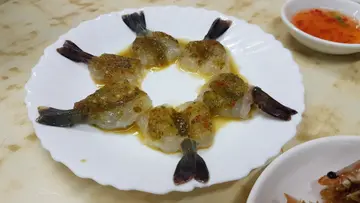 生虾刺身