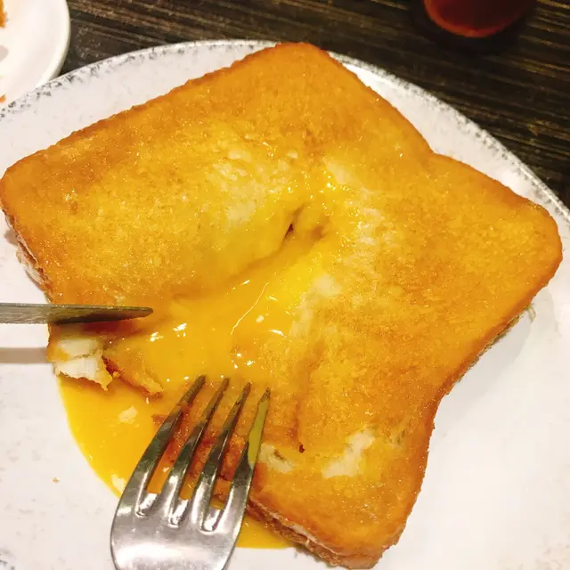 流心奶黃西多士