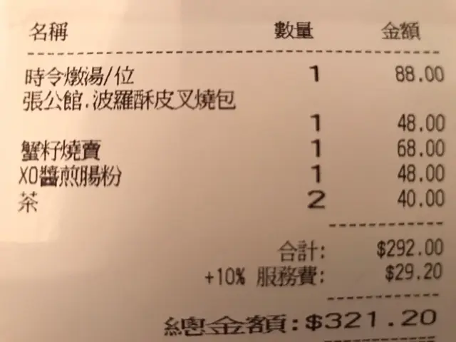 $20/位茶😱