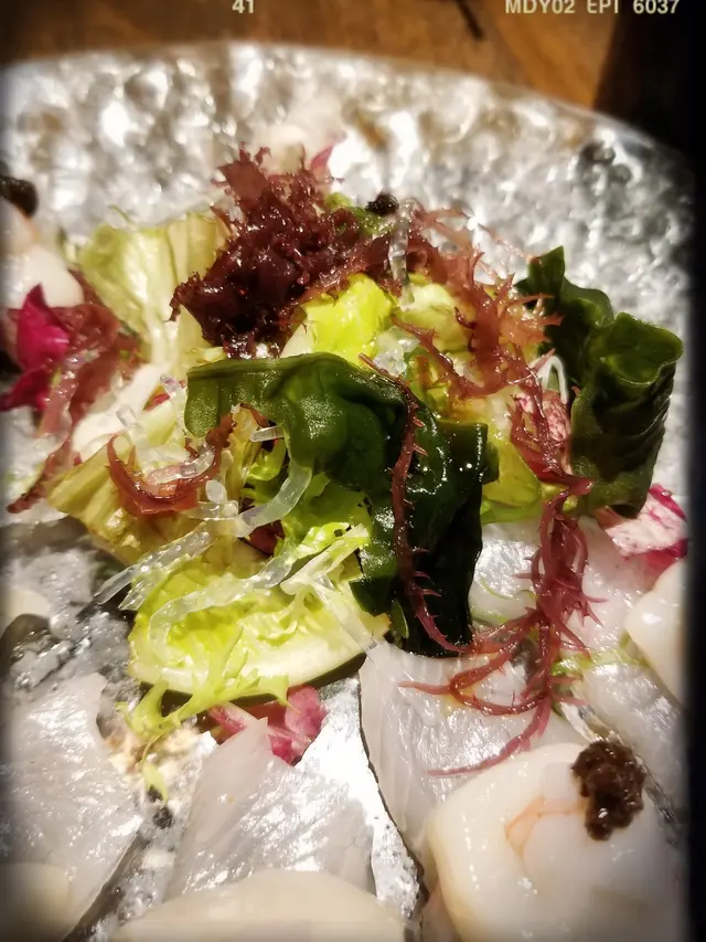 章紅魚薄切黑松露帶子