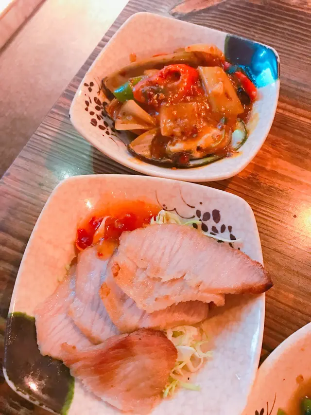 青口&豬頸肉
