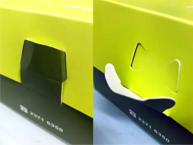 蛋糕盒外覆有一個die cut懾入位，感覺好似穩陣D。