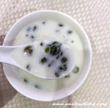 贡品葛仙米杏仁茶