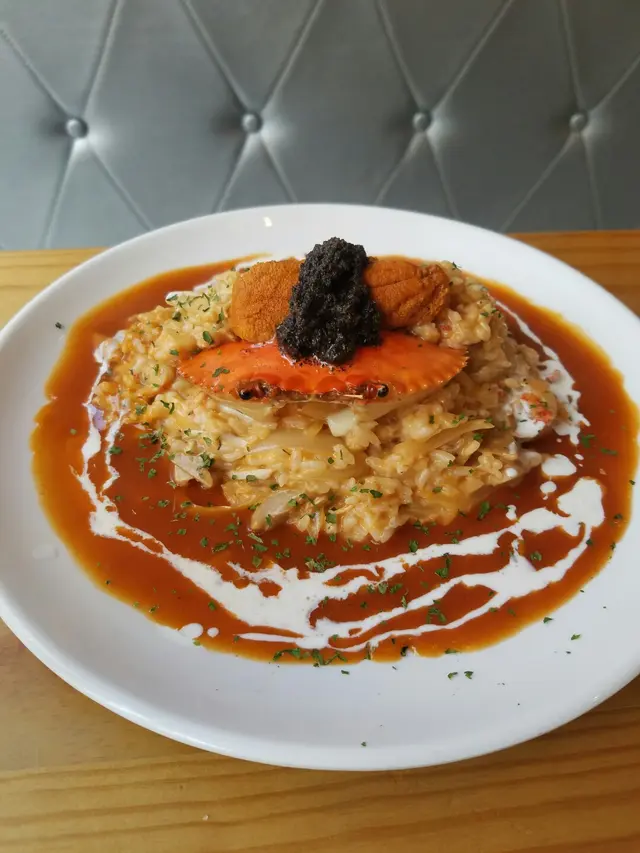 海膽黑松露蟹蓋飯