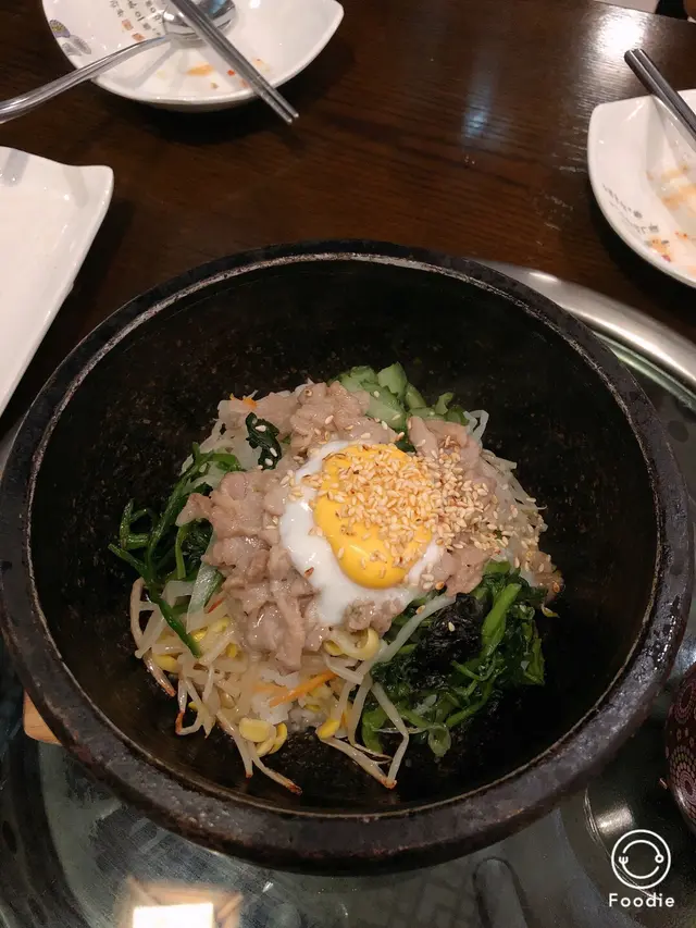 韓國石頭拌飯   豬肉