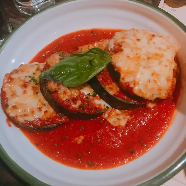 Eggplant  with cheese
