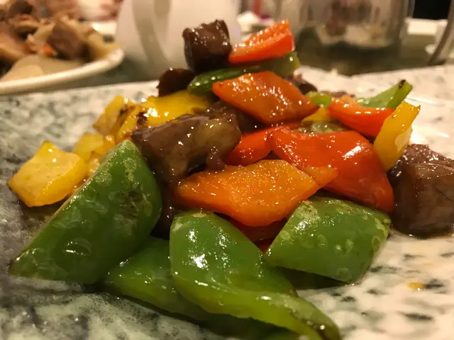 彩椒牛柳粒