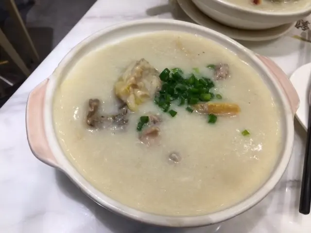 貴妃雞粥$48+田雞$12