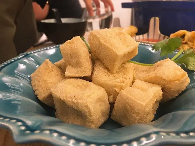  一口炸豆腐
