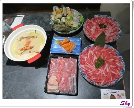 極上澳洲和牛配海鮮