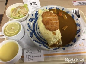 咖喱豬扒蛋包飯 - Cafe Restaurant Kobe Kitanozaka in Lok Fu 